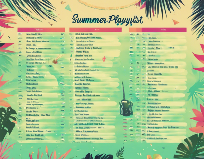 Sun Kissed Sounds Summer Playlist Names