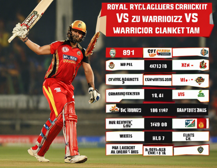 Royal Challengers vs UP Warriorz Head to Head Stats