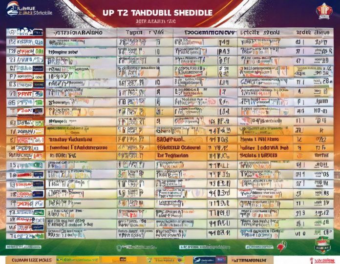 Ultimate Up T20 League Schedule Announced